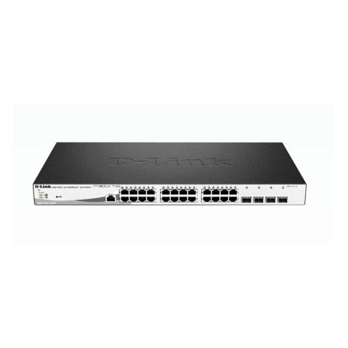 D-Link Switch DGS-1210-28MP 28 Puertos Gigabit Ethernet Gestionado L2 con 24 Puertos RJ-45 y 4 Ranuras SFP D-Link Switch DGS-1210-28MP 28 Puertos Gigabit Ethernet Gestionado L2 con 24 Puertos RJ-45 y 4 Ranuras SFP