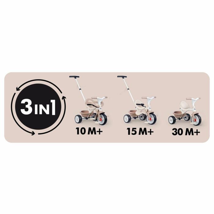 Smoby SMO7600740418 Triciclo Be Move Confort Beige 5