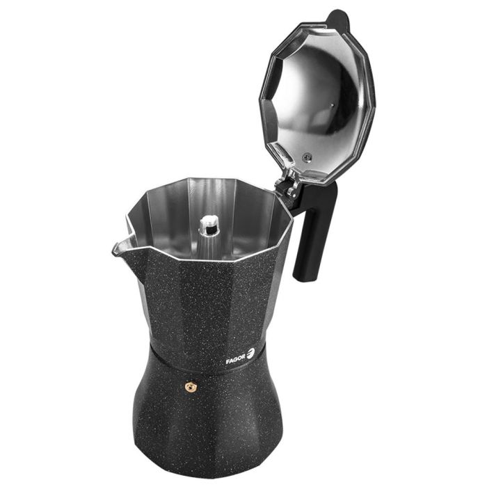 Cafetera Italiana Fagor Negro Aluminio 12 Tazas 1 Cafetera Italiana Fagor Negro Aluminio 12 Tazas 1