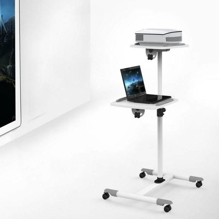 Techly Universal Trolley for Notebook / Projector, White 2 Techly Universal Trolley for Notebook / Projector, White 2