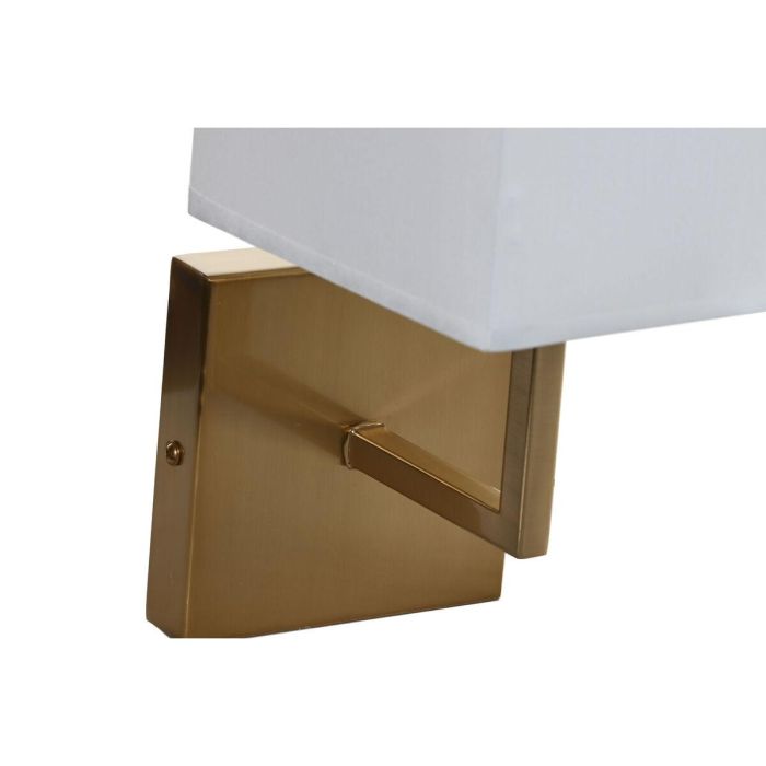 Aplique de Pared DKD Home Decor Blanco Negro Dorado 50 W 220 V 15 x 19 x 27 cm 15 x 19 x 30 cm (2 Unidades) 4