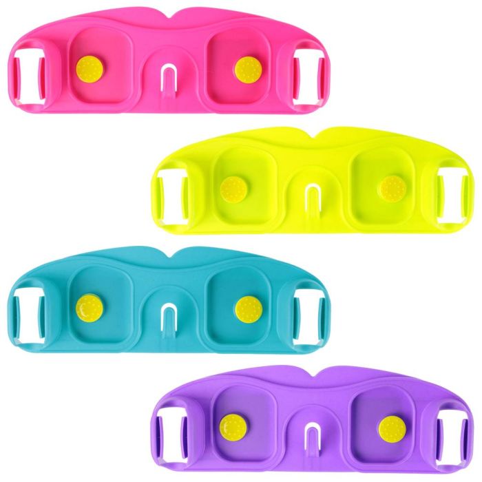 Je cherche une Idee Colgador Escoba Adhesivo con 2 Ranuras y Gancho, Colores Surtidos, 30x4,5x10 cm 2