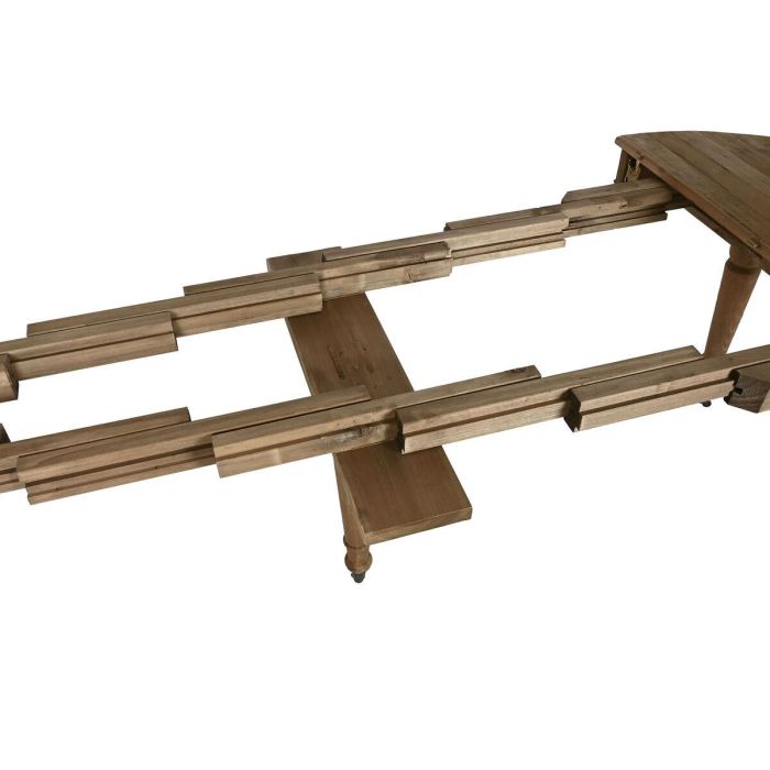 Mesa de Comedor Home ESPRIT Natural Abeto 100 x 100 x 78 cm 4