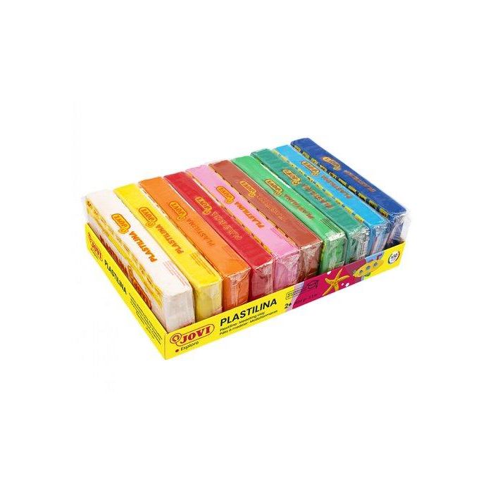 Plastilina Jovi 71 Pastilla 150 Gr. Surtido Expositor De 10 (Set de 6)