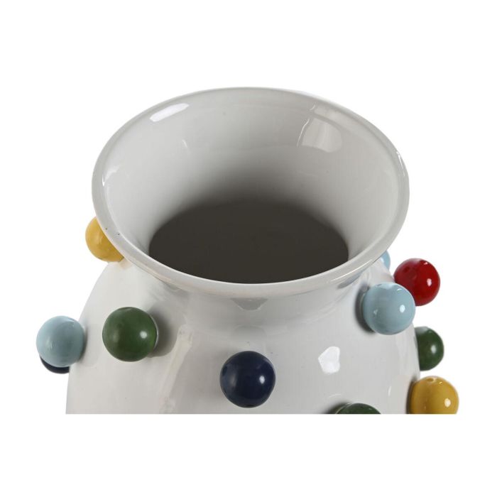 Jarron Urban DKD Home Decor Blanco Multicolor 20 x 20 x 20 cm 1 Jarron Urban DKD Home Decor Blanco Multicolor 20 x 20 x 20 cm 1