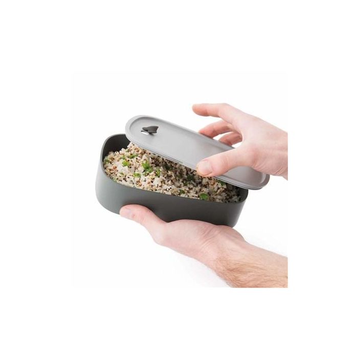 Berghoff 3950126 Fiambrera Dual Apta Microondas Y Congelador Para Llevar Comida Sana Y Equilibrada 3