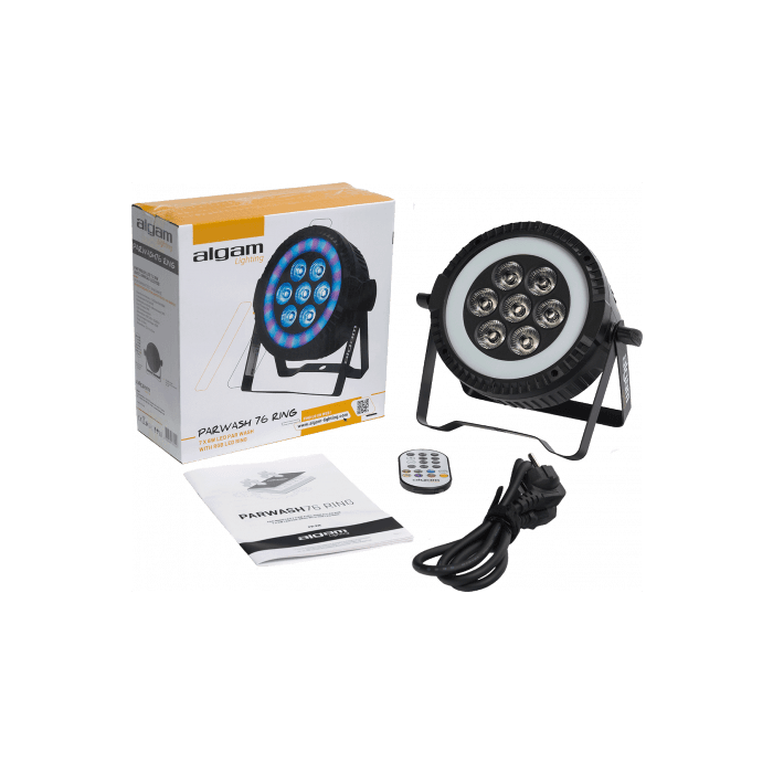 Par Led 7X6W Rgbw + Anillo Led 4