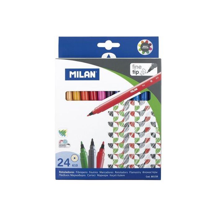 Rotulador Milan 610 Estuche De 24
