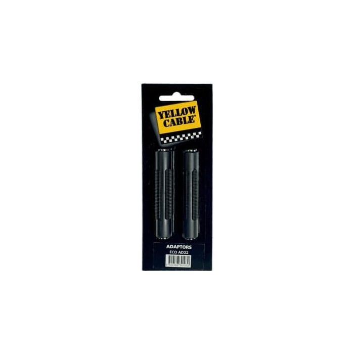 Yellowcab Adaptador de Speakon Macho a 2 Salidas de 1/4" Mono Hembra para Audio