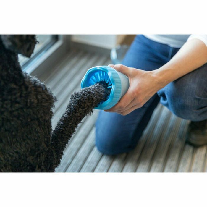 Limpiador de Patas para Perros Trixie Azul M/L 3 Limpiador de Patas para Perros Trixie Azul M/L 3
