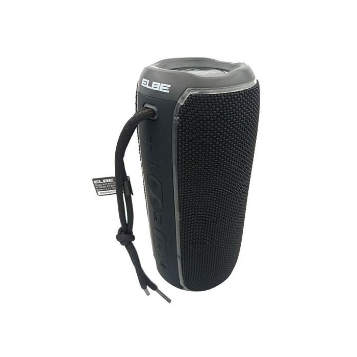 Elbe ALT-N12 Altavoz Bluetooth 20W TWS Negro IPX6 con Luces LED 4