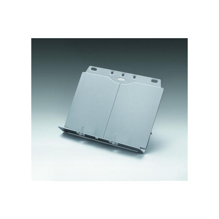 Fellowes Atril para Libros Grandes y Manuales Plástico Plata Ajustable Plegable Antideslizante Capacidad 400 Hojas 244.4x295x50.8 mm 2 Fellowes Atril para Libros Grandes y Manuales Plástico Plata Ajustable Plegable Antideslizante Capacidad 400 Hojas 244.4x295x50.8 mm 2