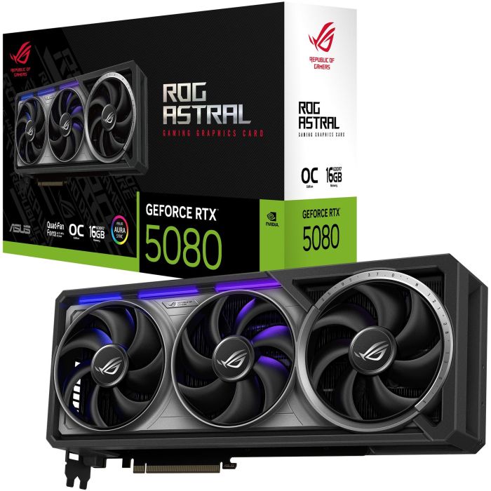 Tarjeta Gráfica Asus 90YV0LV0-M0NA00 16 GB GEFORCE RTX 5080 GDDR6 GDDR7 4 Tarjeta Gráfica Asus 90YV0LV0-M0NA00 16 GB GEFORCE RTX 5080 GDDR6 GDDR7 4