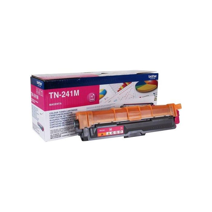 Toner Brother Tn-241M Hl-3140Cw/3150Cdw/3170Cdw, Dcp-9020Cdw, Mfc-9140Cdn/9330Cdw/9340Cdw Magenta (1.400 Pág.)