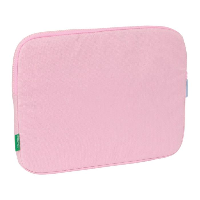Funda para Portátil Benetton Pink Rosa 15,6'' 39,5 x 27,5 x 3,5 cm 1 Funda para Portátil Benetton Pink Rosa 15,6'' 39,5 x 27,5 x 3,5 cm 1