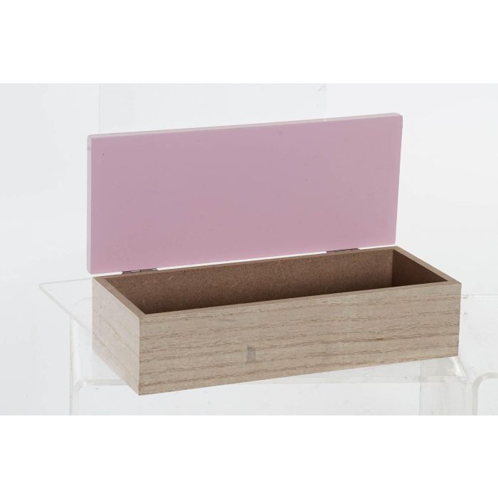 DKD Home Decor Caja Decorativa MDF Natural Colección Astro dog 6x9x22 cm (2 Unidades) 2 DKD Home Decor Caja Decorativa MDF Natural Colección Astro dog 6x9x22 cm (2 Unidades) 2