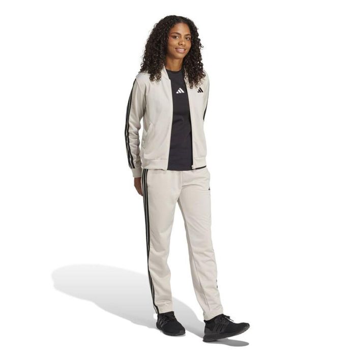 Chándal Mujer Adidas 3 Bandas Tr Beige 2