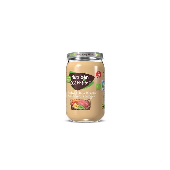 NUTRIBEN Eco Potito Verduras y Ternera 235Gr +6 Meses