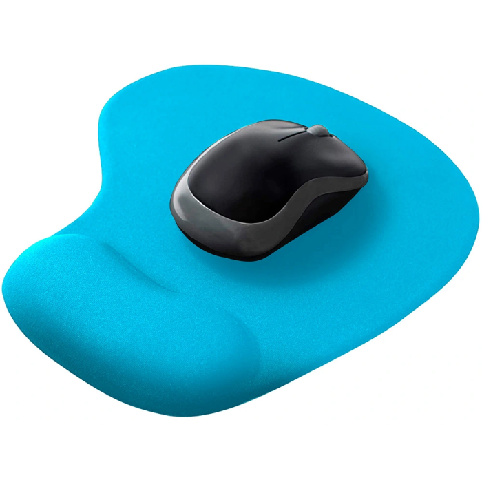 Q-connect Alfombrilla para Ratón con Reposamuñecas de Gel Color Turquesa 190x230x20 mm 3 Q-connect Alfombrilla para Ratón con Reposamuñecas de Gel Color Turquesa 190x230x20 mm 3