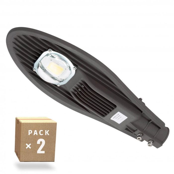 Pack 2 Farolas LED 50W 4320Lm 6000ºK 50.000H [NE-DY-STN50W-CW-PK2-AP]