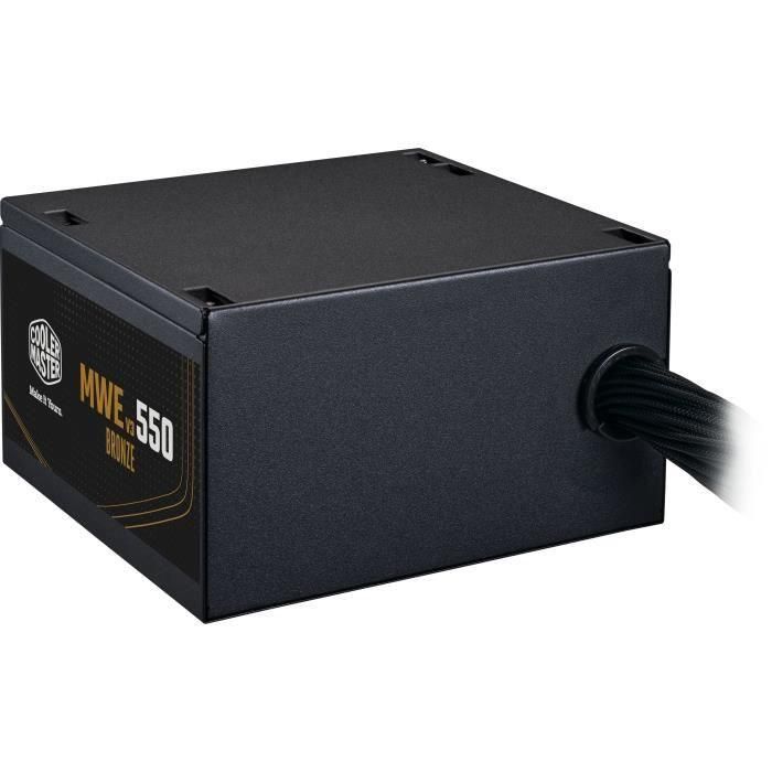 Cooler Master MWE Bronze 550W V2 Fuente Alimentación PC 230V 80 Plus Bronze con Cables Planos Negros y 5 Años Garantía 5
