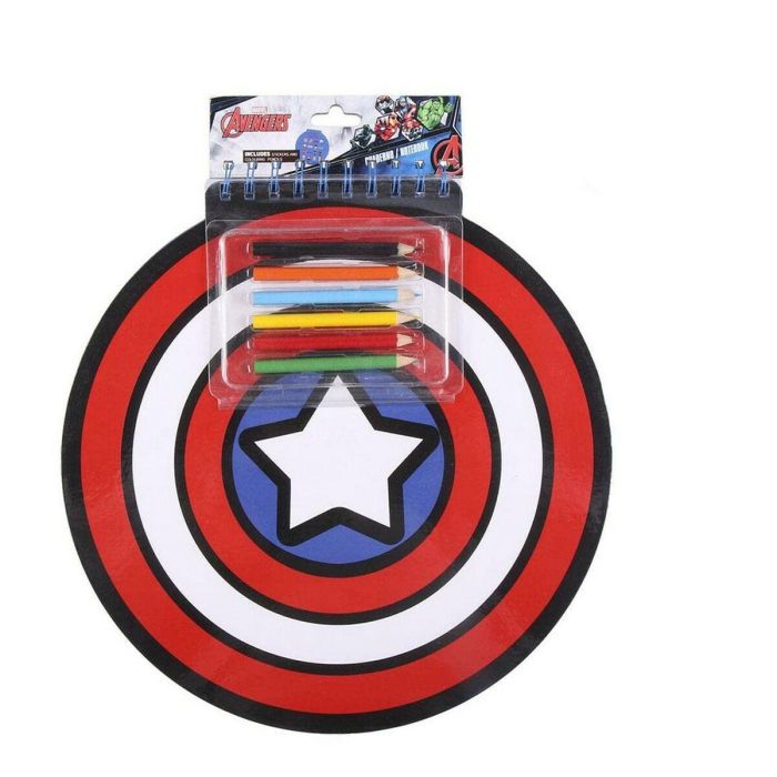 Libreta colores avengers capitan america