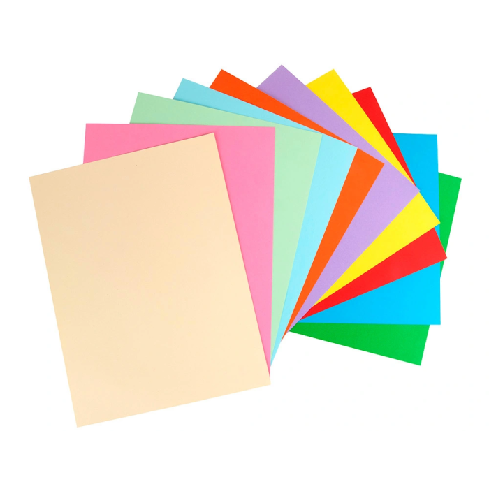 Liderpapel Bloc Trabajos Manuales Cartulina 297x420mm 10 Hojas Colores Surtidos Gramaje 180g 4