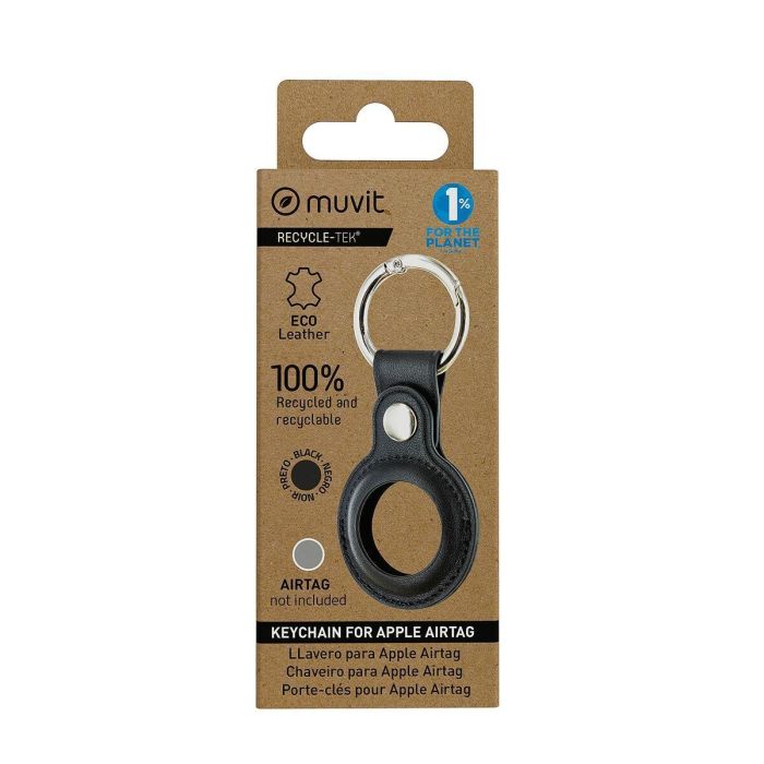 muvit for change funda llavero compatible con Airtag piel negra 7 muvit for change funda llavero compatible con Airtag piel negra 7