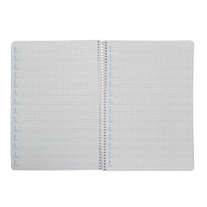 Liderpapel Cuaderno Espiral Pautaguía A4 Tapa Blanda 80 Hojas 75gr Cuadro Pautado 5mm Color Amarillo 6