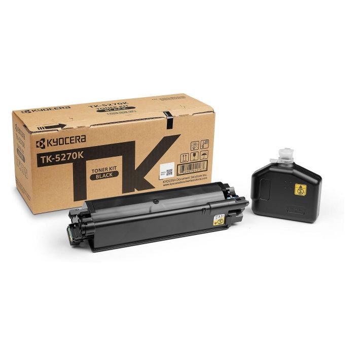 Kyocera TK-5270K Negro Tóner Original para M6230cidn/M6630cidn/P6230cdn hasta 8.000 páginas