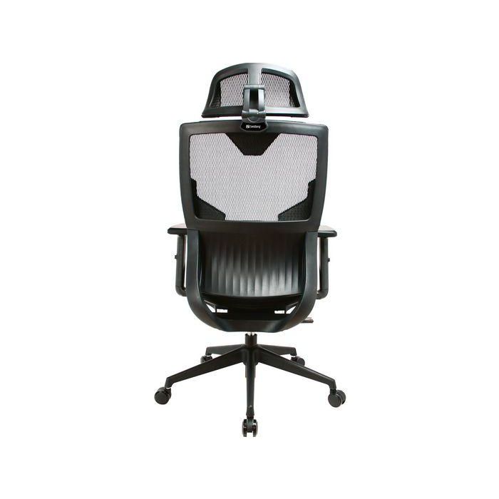 Sandberg ErgoFusion Silla Gaming Ergonómica Ajustable para PC con Malla Transpirable y Material PU - Confort y Soporte 2