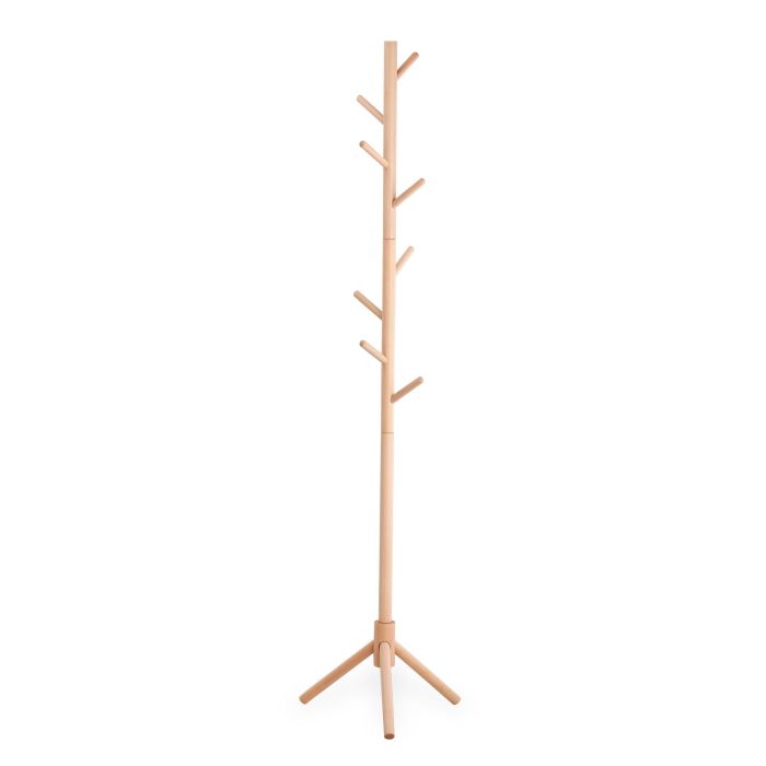 Perchero de madera de haya natural 175 cm - Confortime (6 Unidades) 3 Perchero de madera de haya natural 175 cm - Confortime (6 Unidades) 3