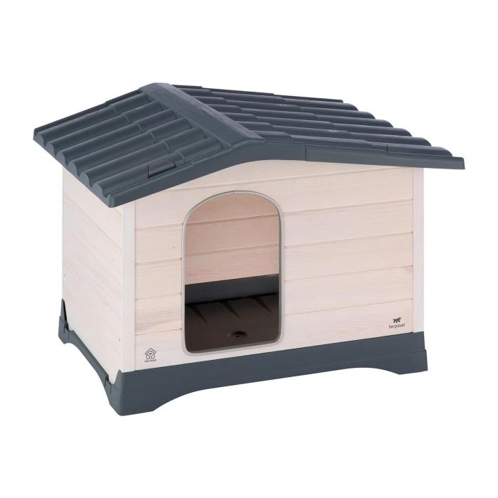 Ferplast Caseta Exte Madera Resina Dog Lodge 90 88x72x66 cm