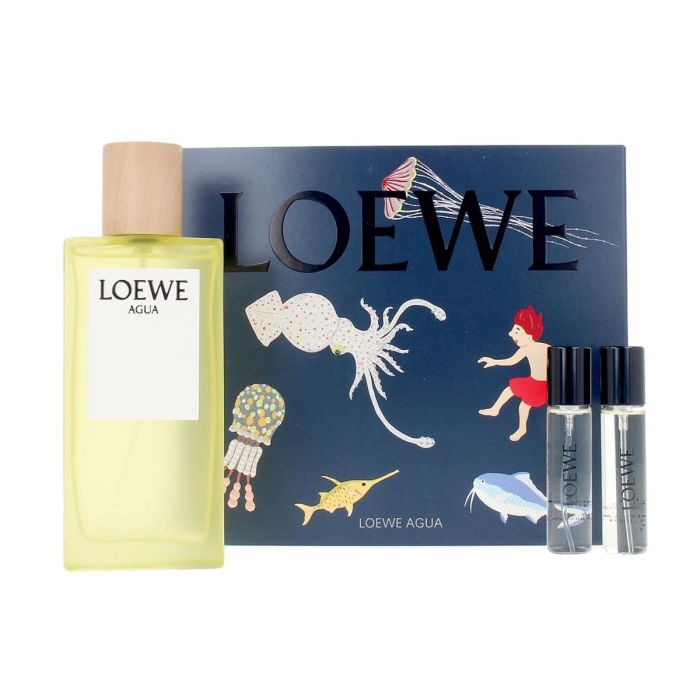 LOEWE Agua Loewe Eau de Toilette para Mujer 100 ml Vaporizador + Miniatura 10 ml + Agua Drop 10 ml