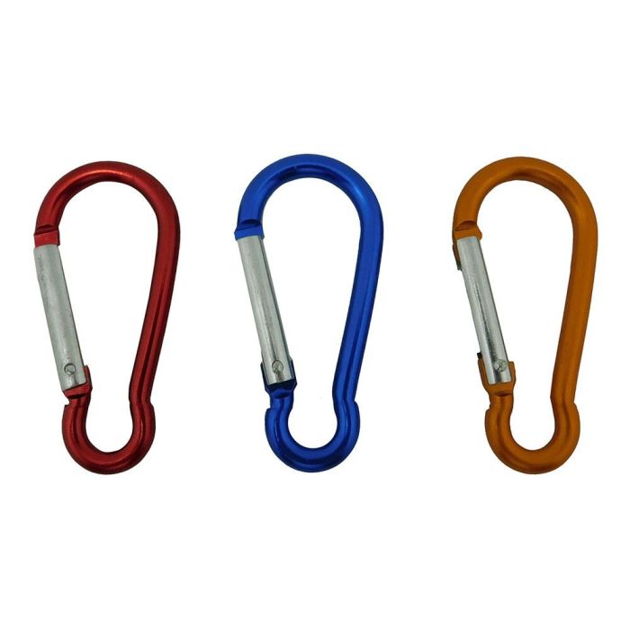 Edm Mosquetón Msq04 Aluminio Colores Surtidos 8 x 80 mm