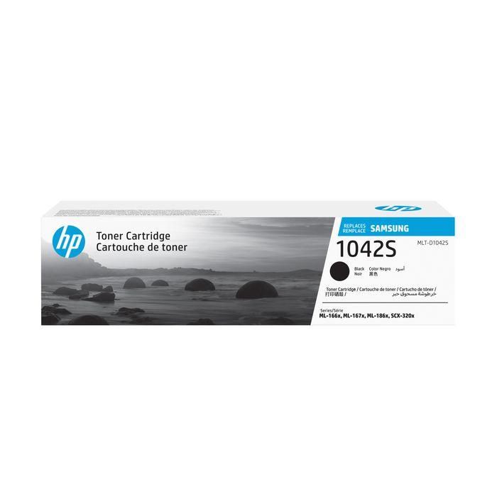 HP MLT-D1042S Cartucho Tóner Negro Original para Impresoras Samsung, Consigue Texto Nítido y Gráficos de Calidad Profesional