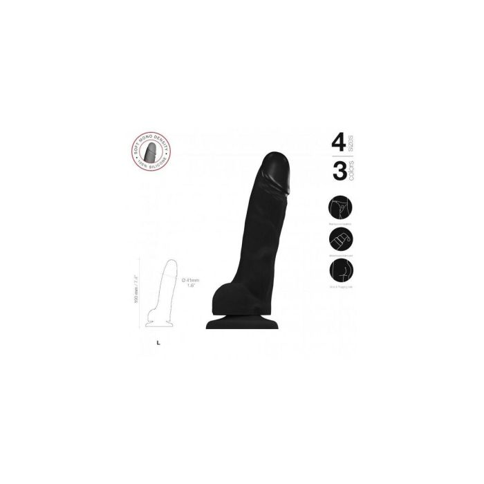 Dildo Strap-on-me Realistic Negro L 2 Dildo Strap-on-me Realistic Negro L 2