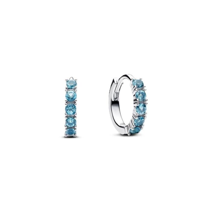 Pendientes Mujer Pandora 293849C01 Plateado Azul Pendientes Mujer Pandora 293849C01 Plateado Azul