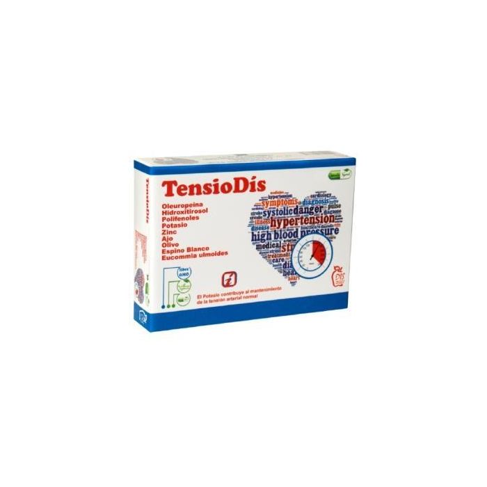 DIS Tensiodis 60 Cápsulas - Mantenimiento Tensión Arterial Normal con Olivo y Ajo