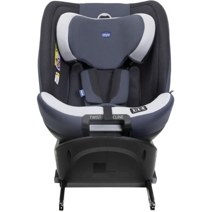 Silla de coche - CHICCO - EVERONE - Grupo 0/1/2/3 - I-Size - Giratoria - Reclinable - Reductora - Plateada 5 Silla de coche - CHICCO - EVERONE - Grupo 0/1/2/3 - I-Size - Giratoria - Reclinable - Reductora - Plateada 5