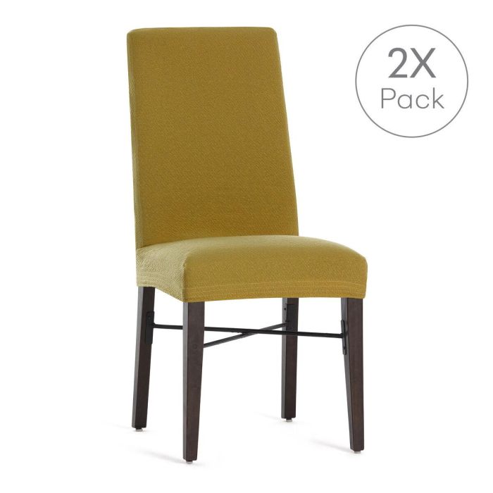 Funda para Silla Eysa BRONX Mostaza 50 x 55 x 50 cm 2 Unidades 1 Funda para Silla Eysa BRONX Mostaza 50 x 55 x 50 cm 2 Unidades 1