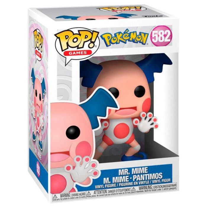 Funko Pop Pokemon Mr. Mime 63696 - Edición Aniversario, Vinilo 9cm 1 Funko Pop Pokemon Mr. Mime 63696 - Edición Aniversario, Vinilo 9cm 1