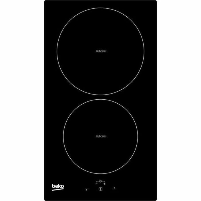 Beko HDMI32400DT Placa de Inducción Domino 2 Fuegos 30 cm Controles Sensibles 9 Niveles de Potencia Temporizador Booster Beko HDMI32400DT Placa de Inducción Domino 2 Fuegos 30 cm Controles Sensibles 9 Niveles de Potencia Temporizador Booster