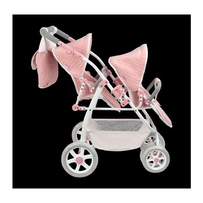 Muñecas Arias Coche Gemelar Universe 45x70x73 cm con Bolso 6