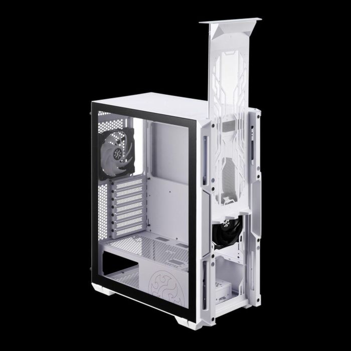 XPG Starker Caja PC ATX Blanca con Ventana Lateral de Vidrio Templado, 5 Ventiladores Frontales y Soporte 2.5/3.5" 5 XPG Starker Caja PC ATX Blanca con Ventana Lateral de Vidrio Templado, 5 Ventiladores Frontales y Soporte 2.5/3.5" 5