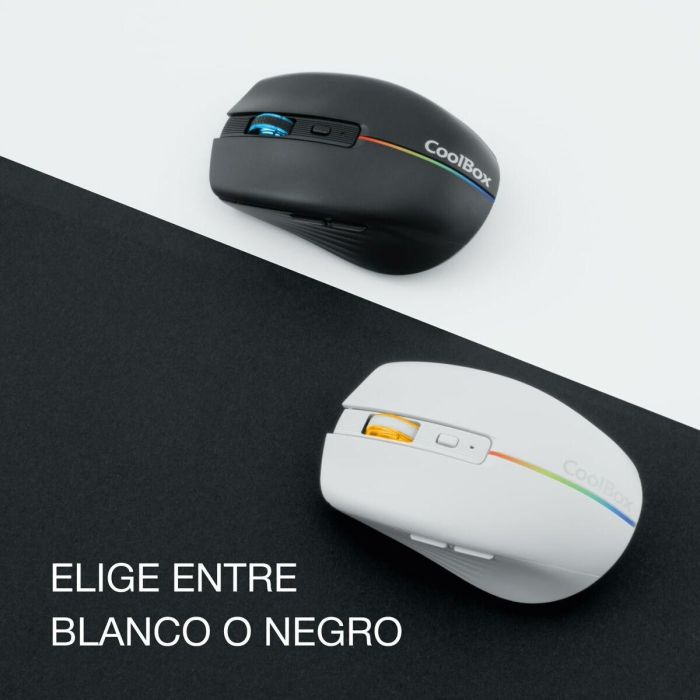 COOLBOX Raton Inalambrico Gaming W01 Negro 3 COOLBOX Raton Inalambrico Gaming W01 Negro 3