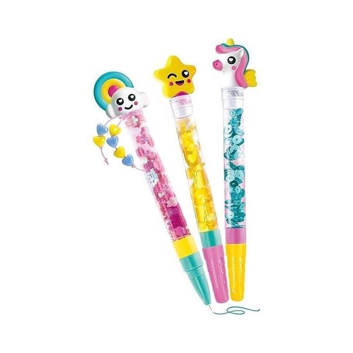 Clementoni - Crea tus bolígrafos - Mini Taller de Bolígrafos - Tema Fantasía - 3 para crear - Edad 6 1 Clementoni - Crea tus bolígrafos - Mini Taller de Bolígrafos - Tema Fantasía - 3 para crear - Edad 6 1