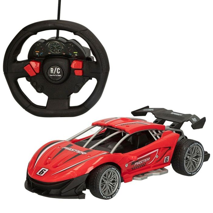 Coche Radio Control Speed & Go 22 x 7 x 11 cm 1:16 Rojo 6 Unidades 5 Coche Radio Control Speed & Go 22 x 7 x 11 cm 1:16 Rojo 6 Unidades 5