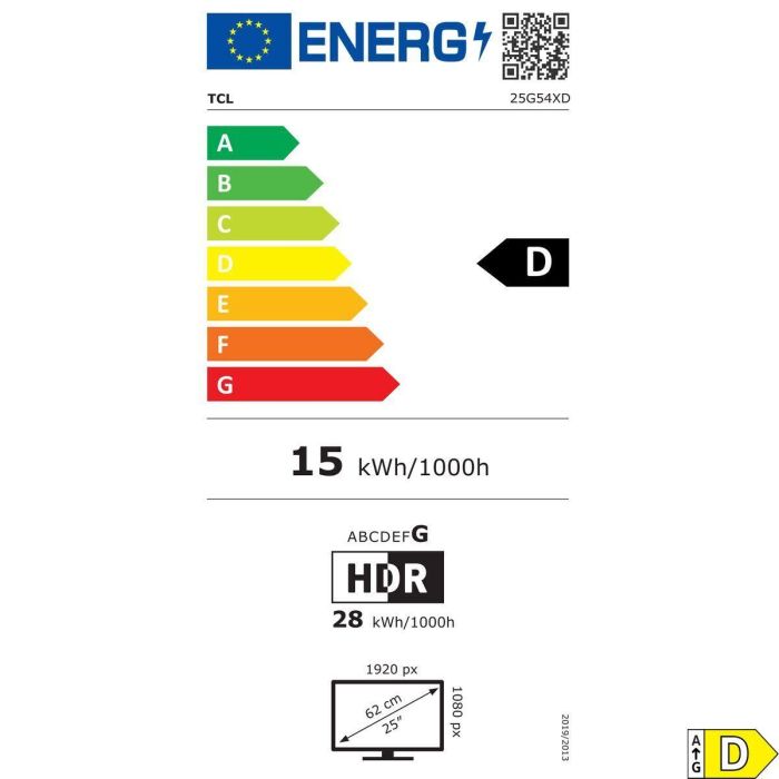 Monitor TCL 25G54 25" Full HD 22