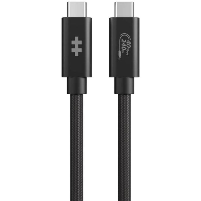 Targus HyperDrive Next Cable USB4 Gen 3x2 Macho a Macho 40 Gbit/s Trenzado 1.2m Negro 2